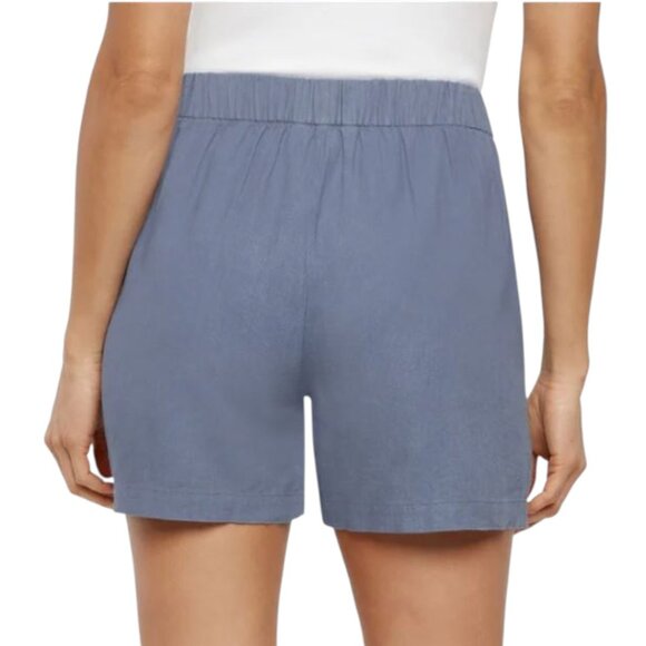 NEW Banana Republic Linen Blend Shorts | Blue - Picture 5 of 7